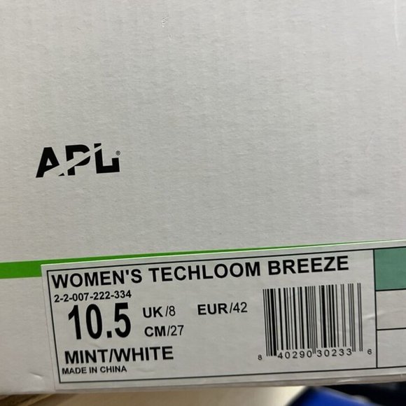 APL Women's Techloom Breeze Sneaker Mint, Size 10.5 M - Picture 6 of 6